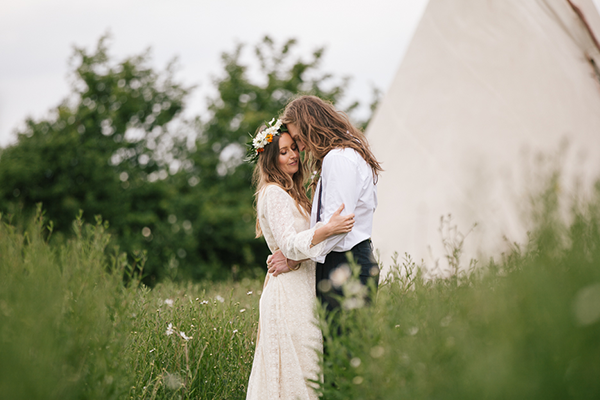 Boho Wedding inspiration Oxford yurt Rachel Movitz