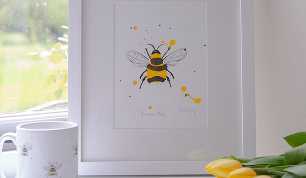Liz Corley Art Oxford Bee Painting Liz Corley Art Oxford Bee Painting