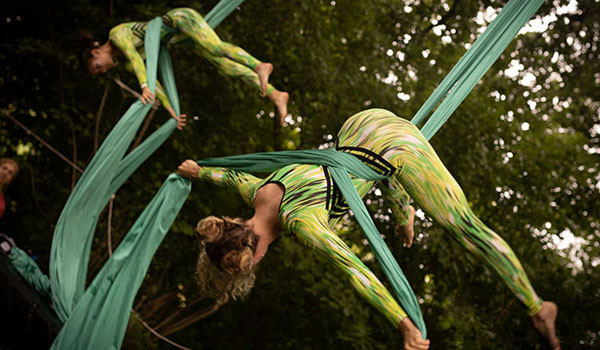 Treehouse Festival aerial silks