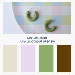 Custom Made Oxford SAL EARRINGS FIRST COLOUR DROP FOR AUTUMN