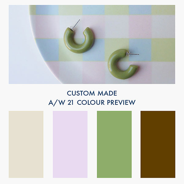 Custom Made Oxford SAL EARRINGS FIRST COLOUR DROP FOR AUTUMN