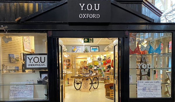YOU Underwear shop Oxford Covered Market