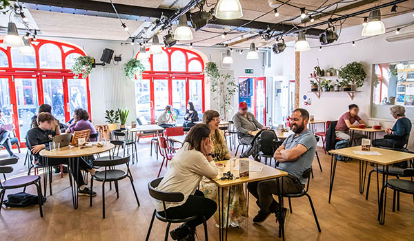 Cafe at the Old Fire Station Oxford Cafe at the Old Fire Station Oxford