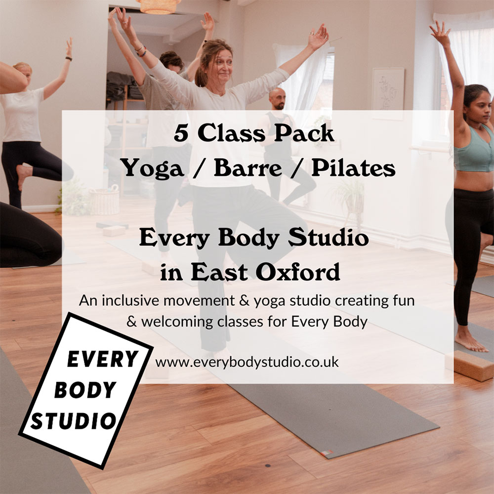 5 class pack every body studio