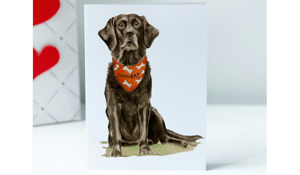 Nic Vickery Animal Artist Max the lab