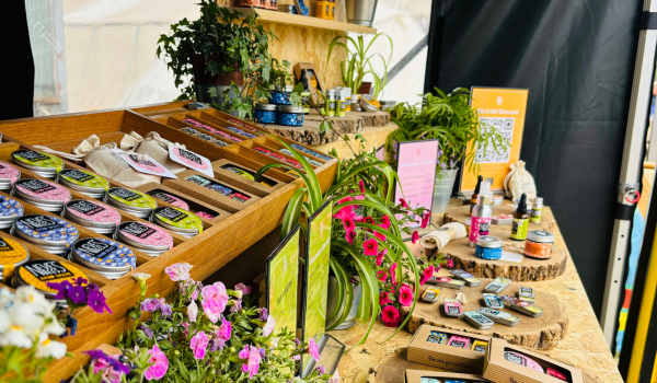 Range of Neve's Bees products on display