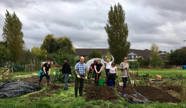 Oxford City Farm volunteers