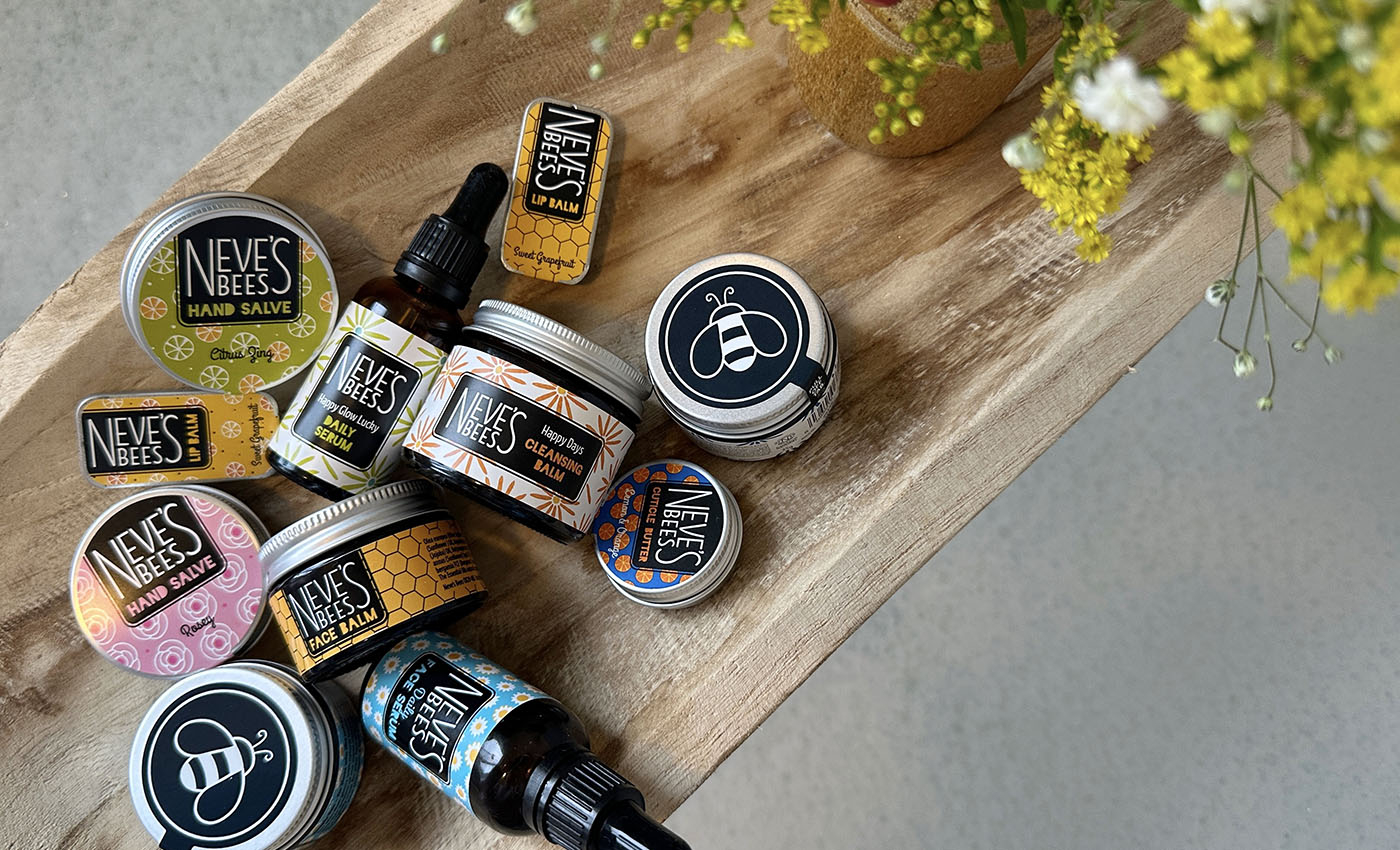 Neves bees skincare Oxfordshire